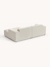 Stella Modüler Köşe Kanepe - Keten Döşemeli, 3 Kişilik-Köşe Koltuk-Innature Home-Sağ Köşe-Açık Bej-NowShopFun