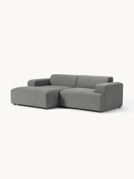 Stella Modüler Köşe Kanepe - Keten Döşemeli, 3 Kişilik-Köşe Koltuk-Innature Home-Sağ Köşe-Açık Bej-NowShopFun