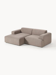 Stella Modüler Köşe Kanepe - Keten Döşemeli, 3 Kişilik-Köşe Koltuk-Innature Home-Sağ Köşe-Açık Bej-NowShopFun