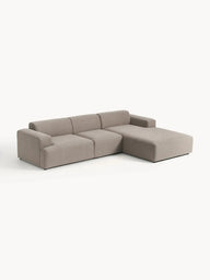 Stella Modüler Köşe Kanepe – Keten Döşemeli 4-5 Kişilik-Köşe Koltuk-Innature Home-Sağ Köşe-Açık Bej-NowShopFun