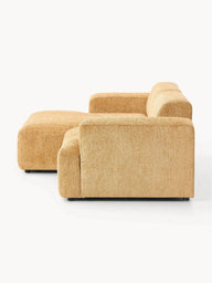 Stella Modüler Köşe Kanepe - Şönil Döşemeli, 3 Kişilik-Köşe Koltuk-Innature Home-Sağ Köşe-Beyaz - Bej-NowShopFun