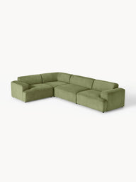 Stella Yumuşak Oturumlu Modüler Köşe Kanepe Fitilli Kadife 4-5 Kişilik-Köşe Koltuk-Innature Home-Fitilli Kadife - Bej-Sağ-NowShopFun
