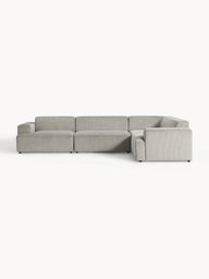 Stella Yumuşak Oturumlu Modüler Köşe Kanepe Fitilli Kadife 4-5 Kişilik-Köşe Koltuk-Innature Home-Fitilli Kadife - Bej-Sağ-NowShopFun