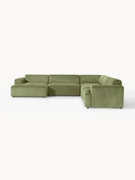 Stella Yumuşak Oturumlu Modüler Köşe Kanepe, Fitilli Kadife, 5-6 Kişilik-Köşe Koltuk-Innature Home-Fitilli Kadife - Bej-Sağ-NowShopFun