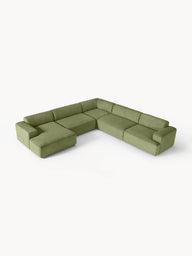 Stella Yumuşak Oturumlu Modüler Köşe Kanepe, Fitilli Kadife, 5-6 Kişilik-Köşe Koltuk-Innature Home-Fitilli Kadife - Bej-Sağ-NowShopFun