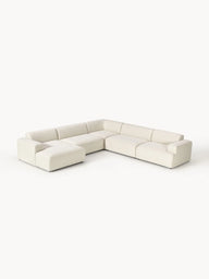 Stella Yumuşak Oturumlu Modüler Köşe Kanepe, Keten, 5-6 Kişilik-Köşe Koltuk-Innature Home-Keten - Açık Bej-Sağ-NowShopFun