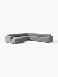 Stella Yumuşak Oturumlu Modüler Köşe Kanepe, Keten, 5-6 Kişilik-Köşe Koltuk-Innature Home-Keten - Açık Bej-Sağ-NowShopFun