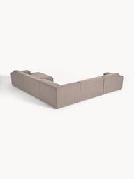 Stella Yumuşak Oturumlu Modüler Köşe Kanepe, Keten, 5-6 Kişilik-Köşe Koltuk-Innature Home-Keten - Açık Bej-Sağ-NowShopFun
