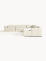 Stella Yumuşak Oturumlu Modüler Köşe Kanepe, Keten, 5-6 Kişilik-Köşe Koltuk-Innature Home-Keten - Açık Bej-Sağ-NowShopFun