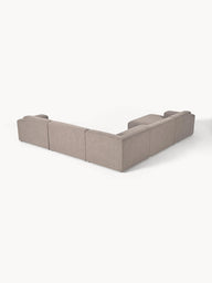 Stella Yumuşak Oturumlu Modüler Köşe Kanepe, Keten, 5-6 Kişilik-Köşe Koltuk-Innature Home-Keten - Açık Bej-Sağ-NowShopFun