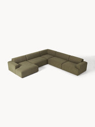 Stella Yumuşak Oturumlu Modüler Köşe Kanepe, Keten, 5-6 Kişilik-Köşe Koltuk-Innature Home-Keten - Açık Bej-Sağ-NowShopFun
