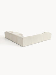 Stella Yumuşak Oturumlu Modüler Köşe Kanepe, Keten, 5-6 Kişilik-Köşe Koltuk-Innature Home-Keten - Açık Bej-Sağ-NowShopFun