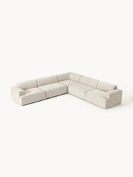 Stella Yumuşak Oturumlu Modüler Köşe Kanepe - Keten ,6-7 Kişilik-Köşe Koltuk-Innature Home-Keten - Açık Bej-NowShopFun
