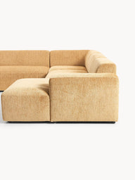 Stella Yumuşak Oturumlu Modüler Köşe Kanepe, Şönil, 5-6 Kişilik-Köşe Koltuk-Innature Home-Şönil - Kırık Beyaz-Sağ-NowShopFun