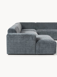 Stella Yumuşak Oturumlu Modüler Köşe Kanepe, Şönil, 5-6 Kişilik-Köşe Koltuk-Innature Home-Şönil - Kırık Beyaz-Sağ-NowShopFun