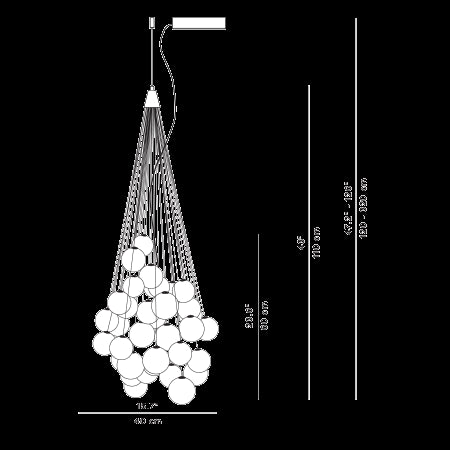 Stochastic Sarkıt Avize 48li