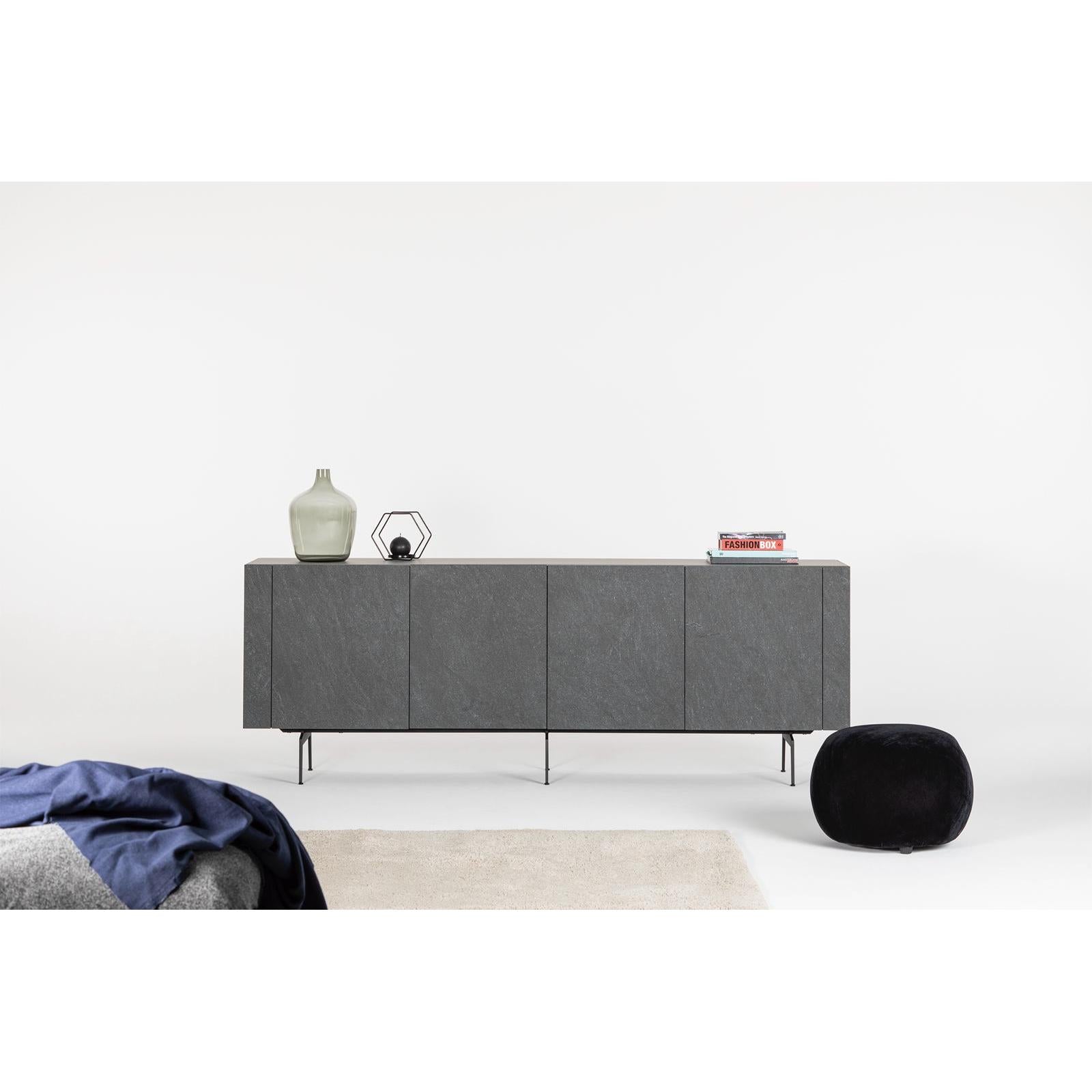 Stone Doğal Taş Ve Metal Konsol