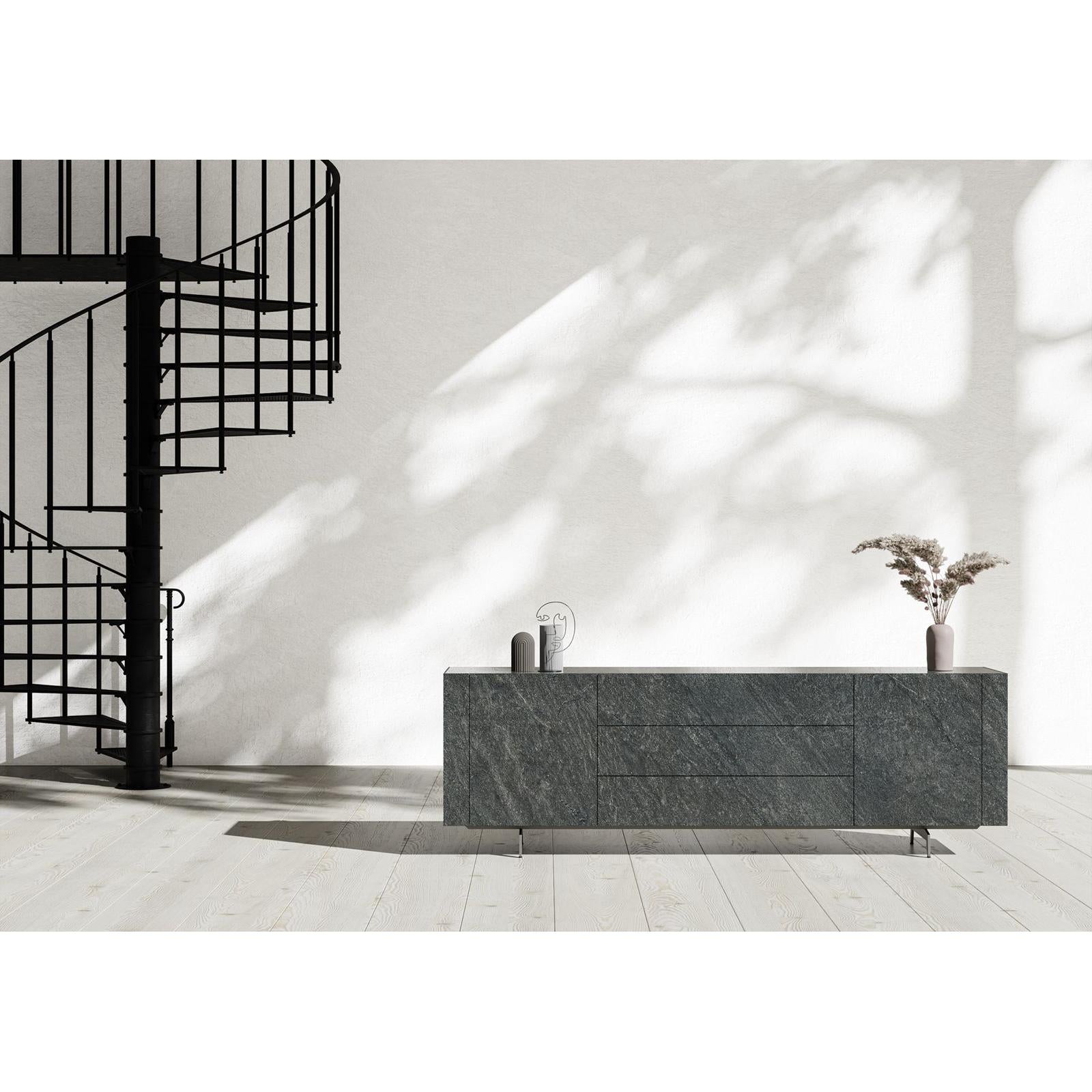 Stone Doğal Taş Ve Metal Konsol