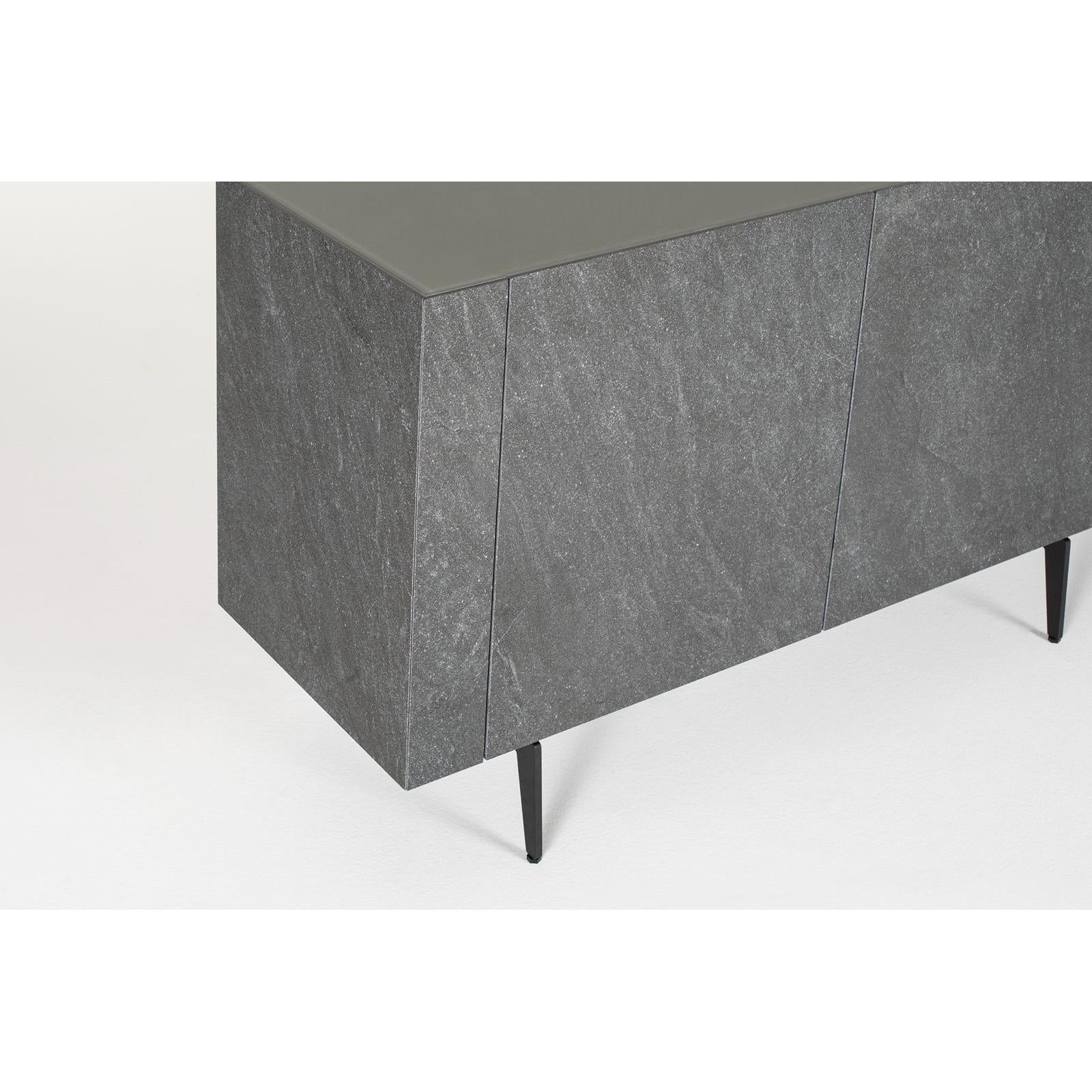 Stone Doğal Taş Ve Metal Konsol