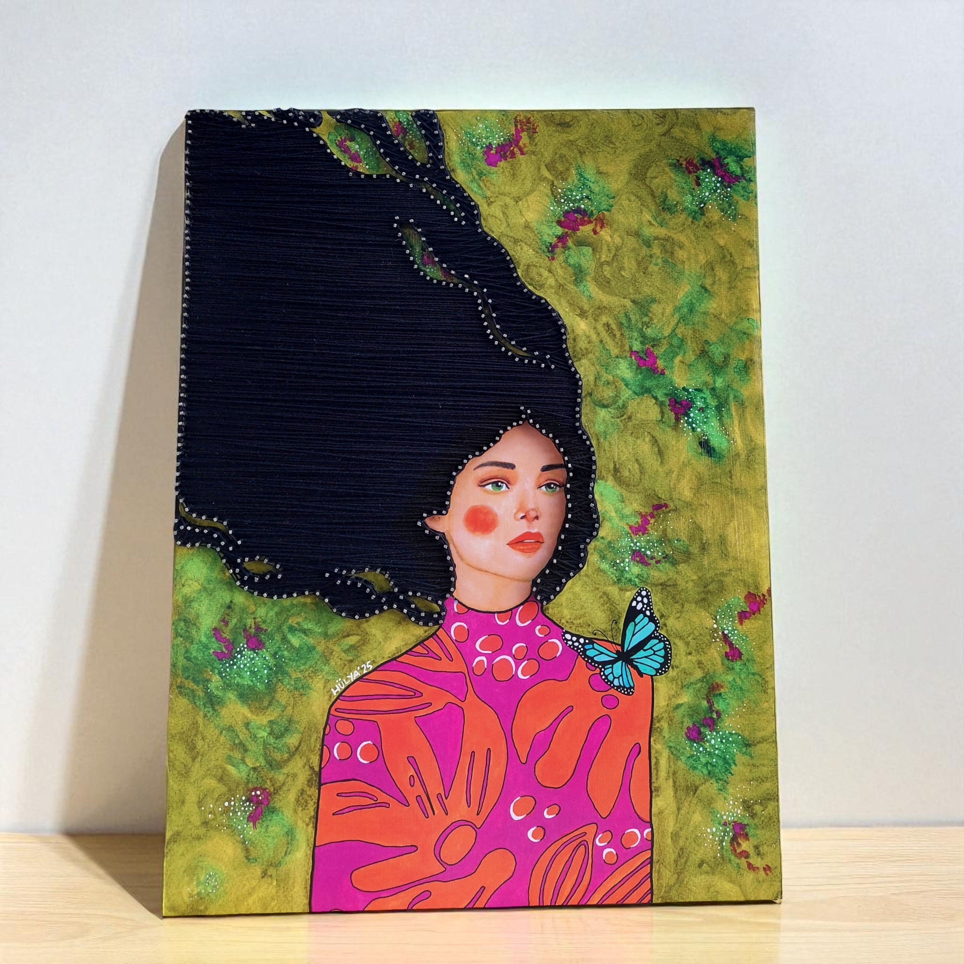 String Art Tablo - But You Want To Lose The Weight Of The Wind