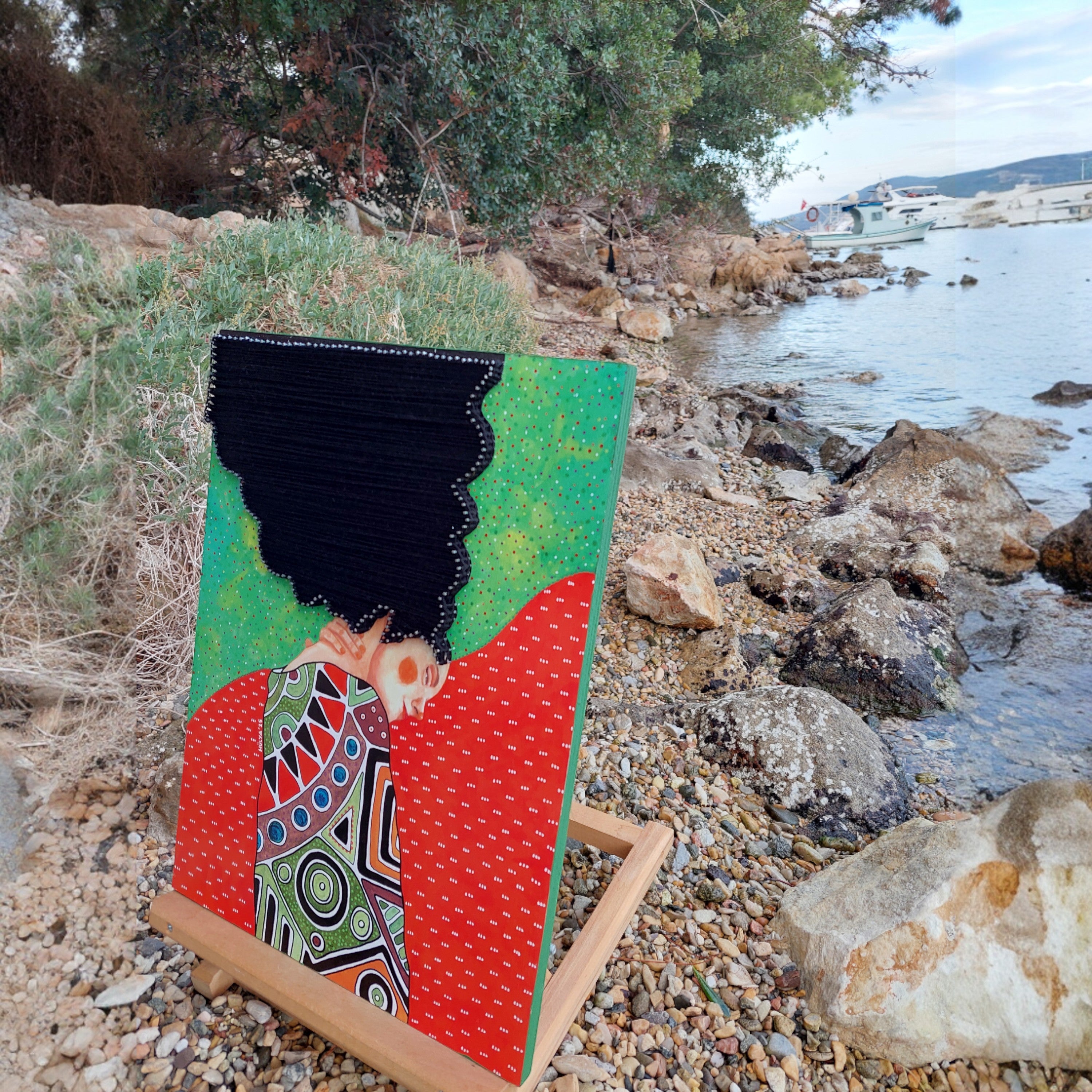 String Art Tablo - Can't Explain The Way It Hurts