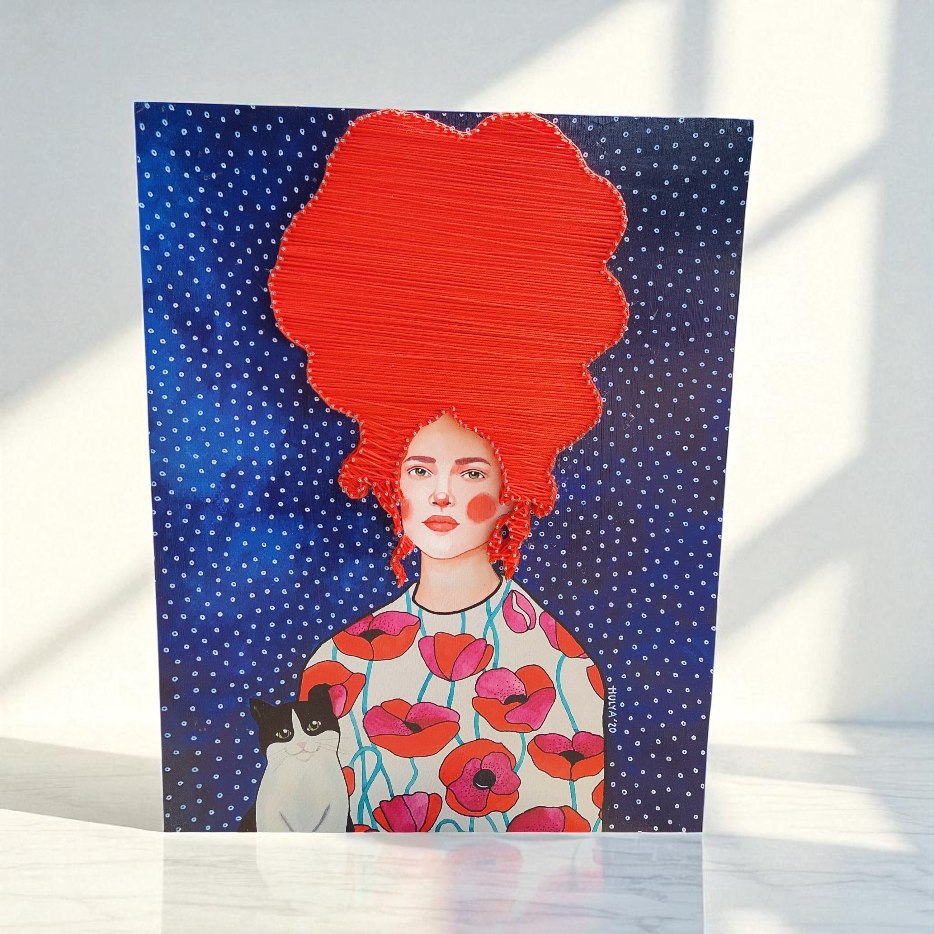 String Art Tablo - Doing fine and you