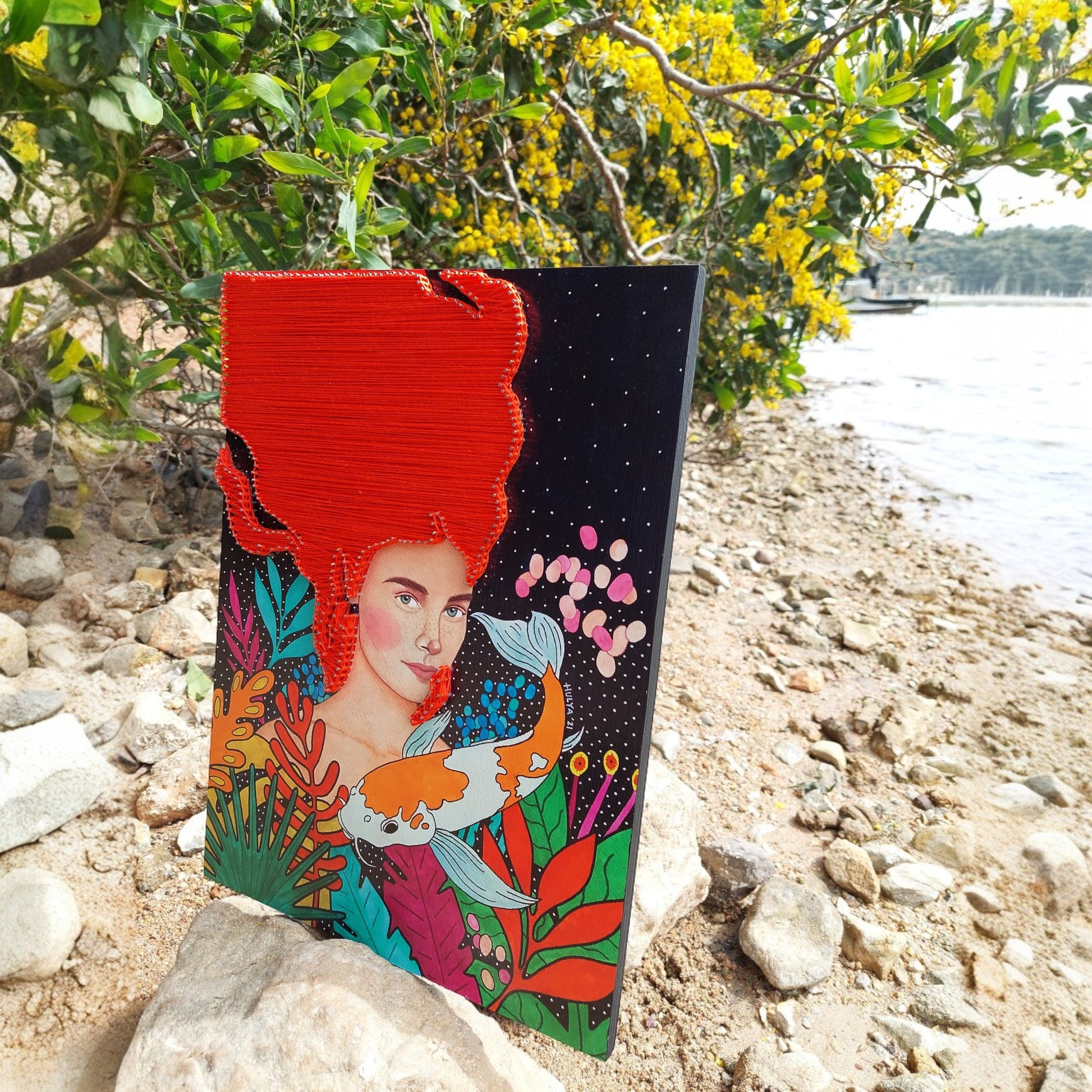 String Art Tablo - Don't you wanna feel alive