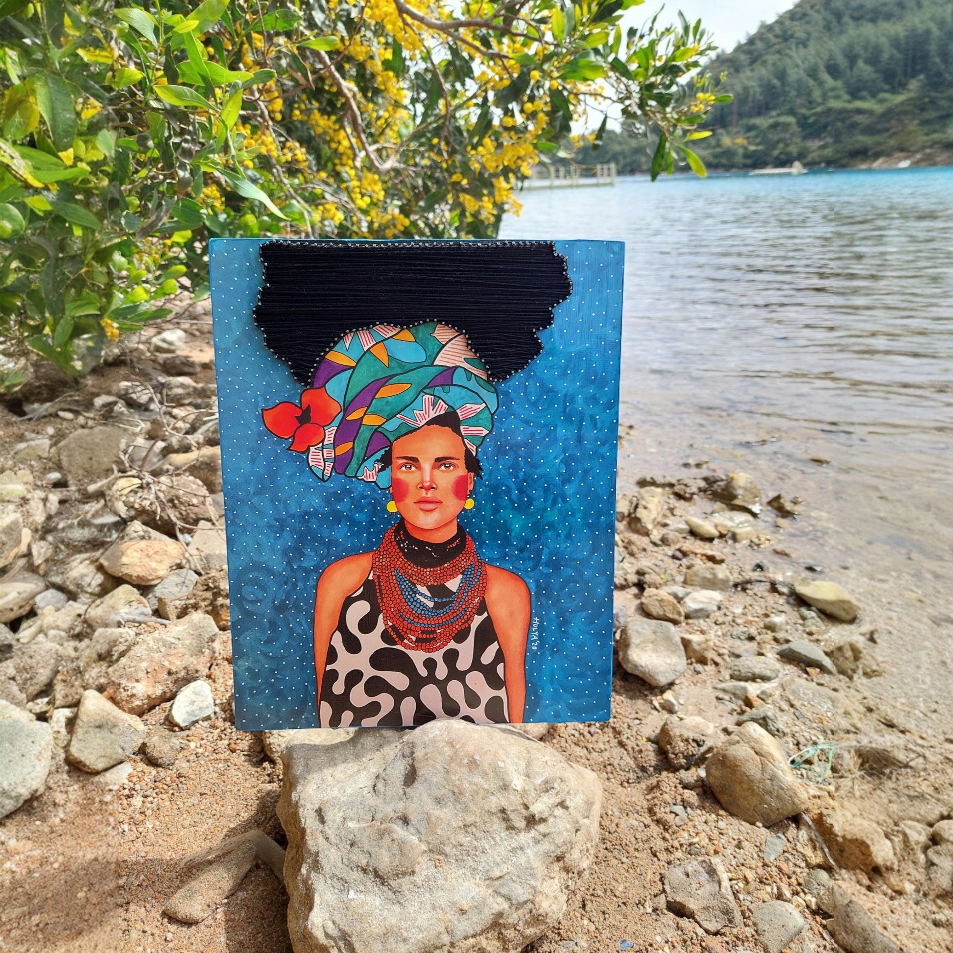 String Art Tablo - Feel more