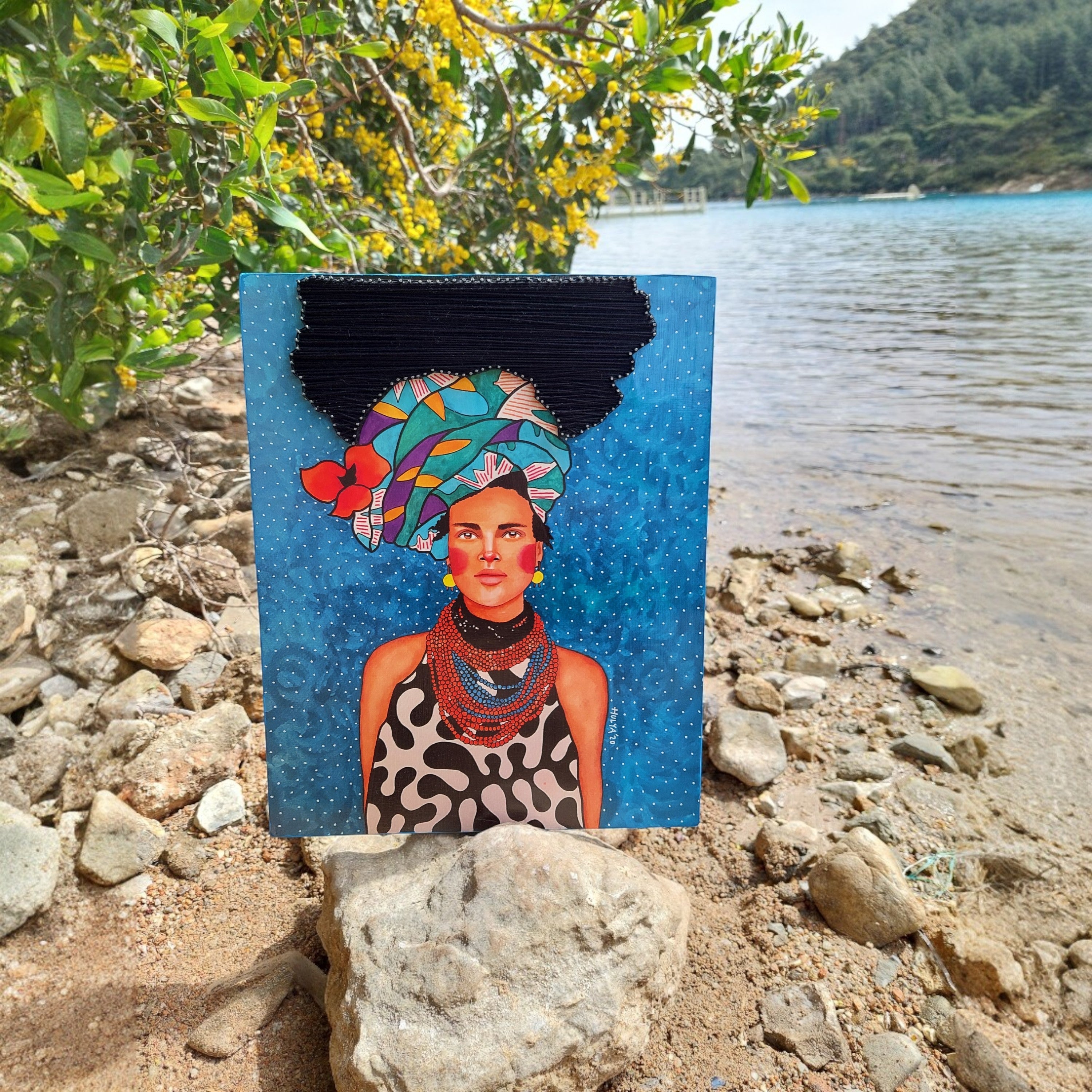 String Art Tablo - Feel more