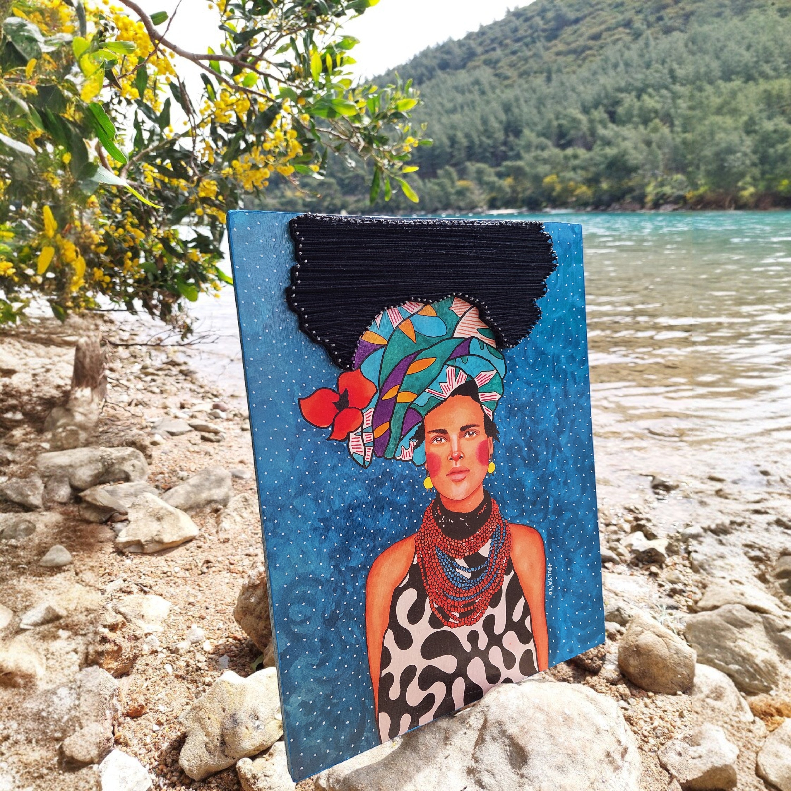 String Art Tablo - Feel more