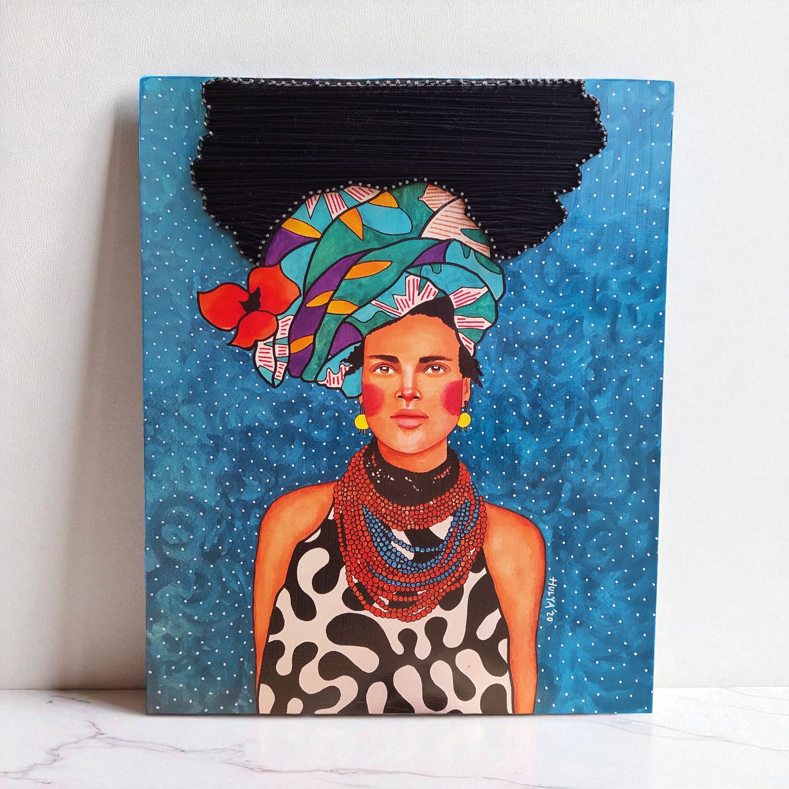 String Art Tablo - Feel more