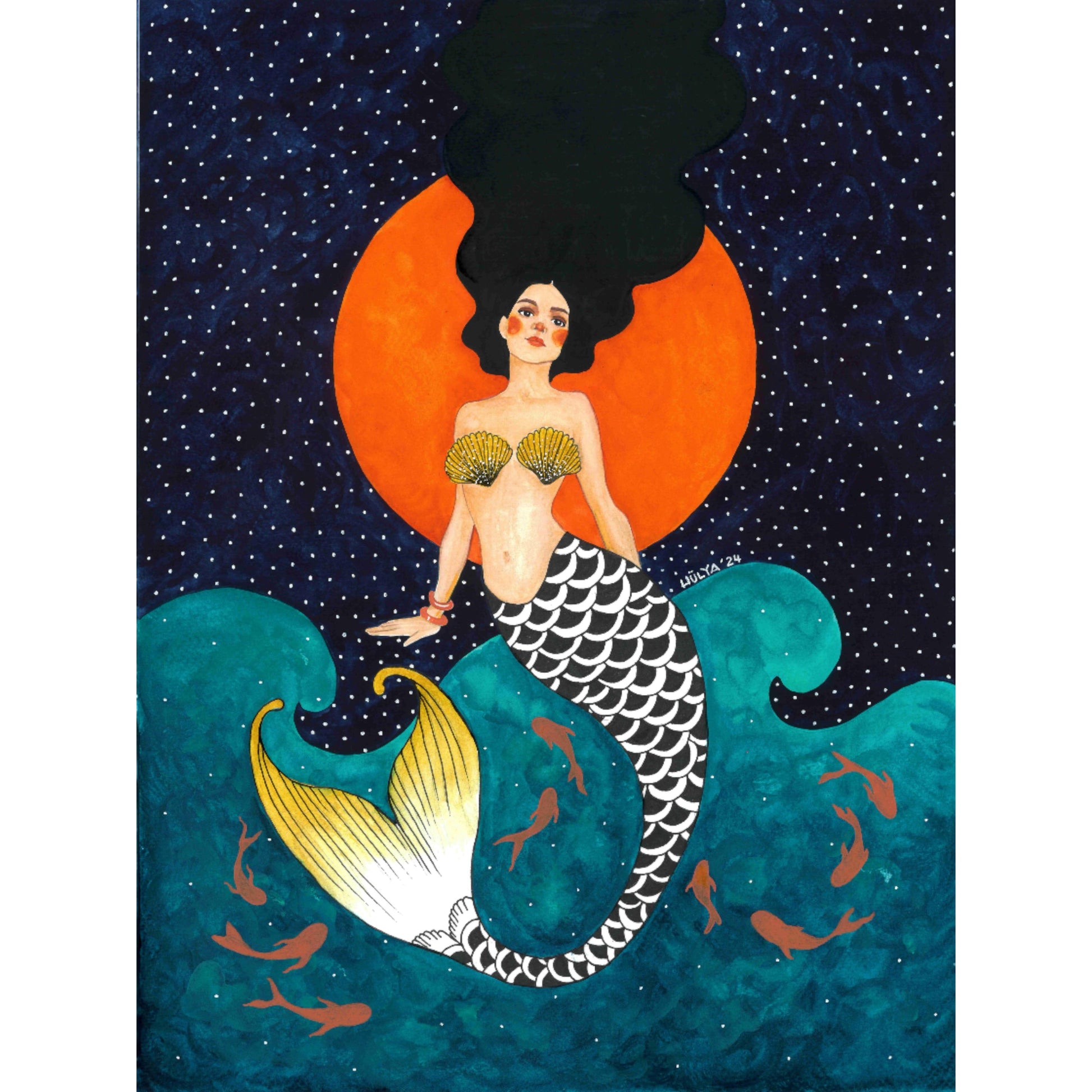 String Art Tablo - Go With The Flow