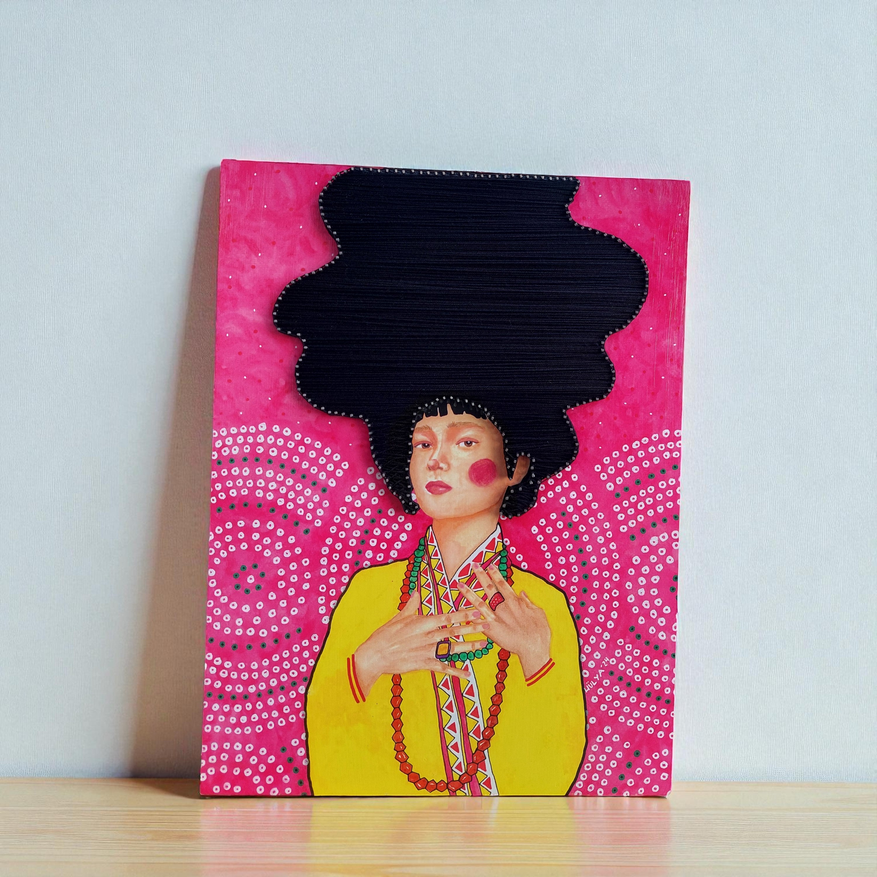 String Art Tablo - Hello, You Mystery