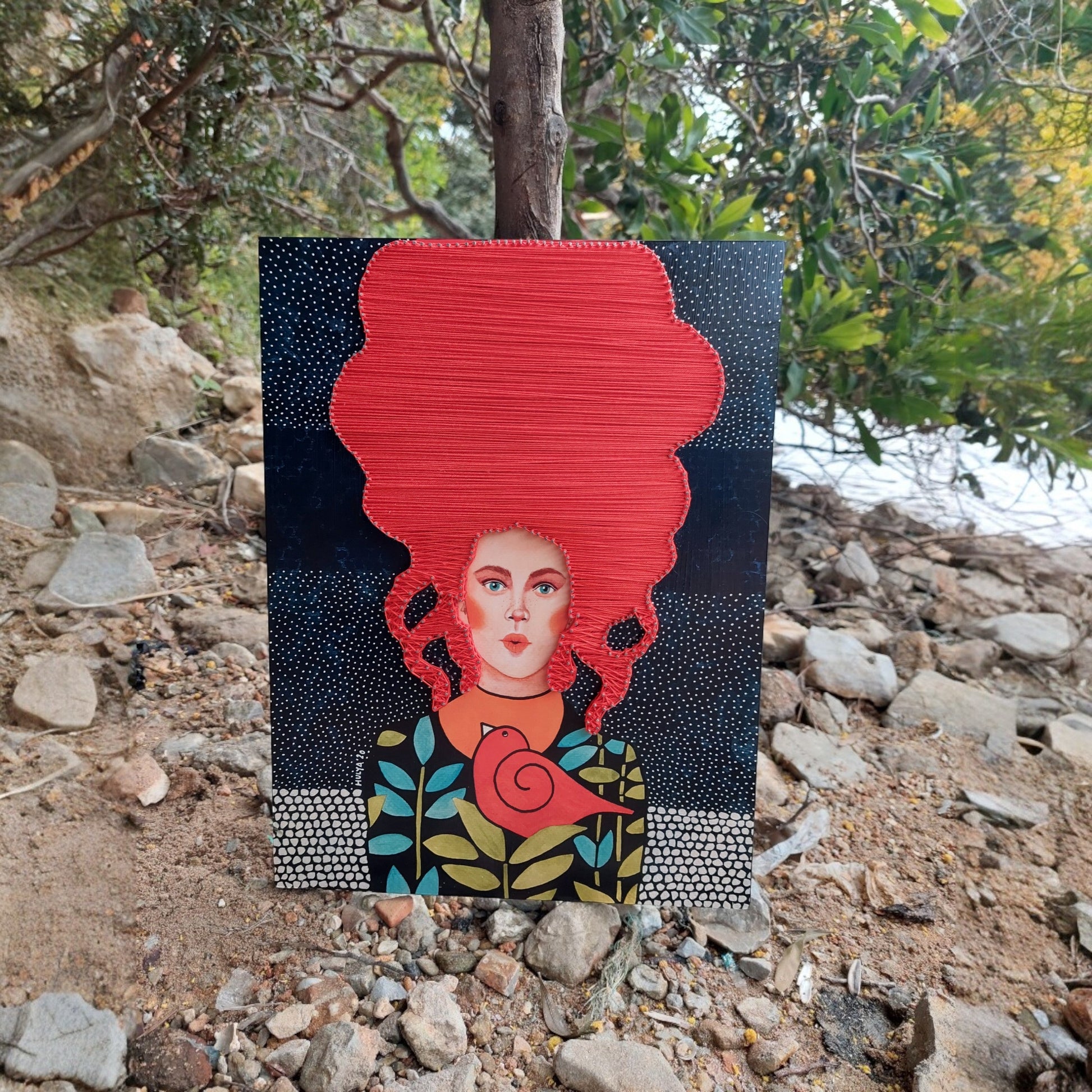 String Art Tablo - How's your life today