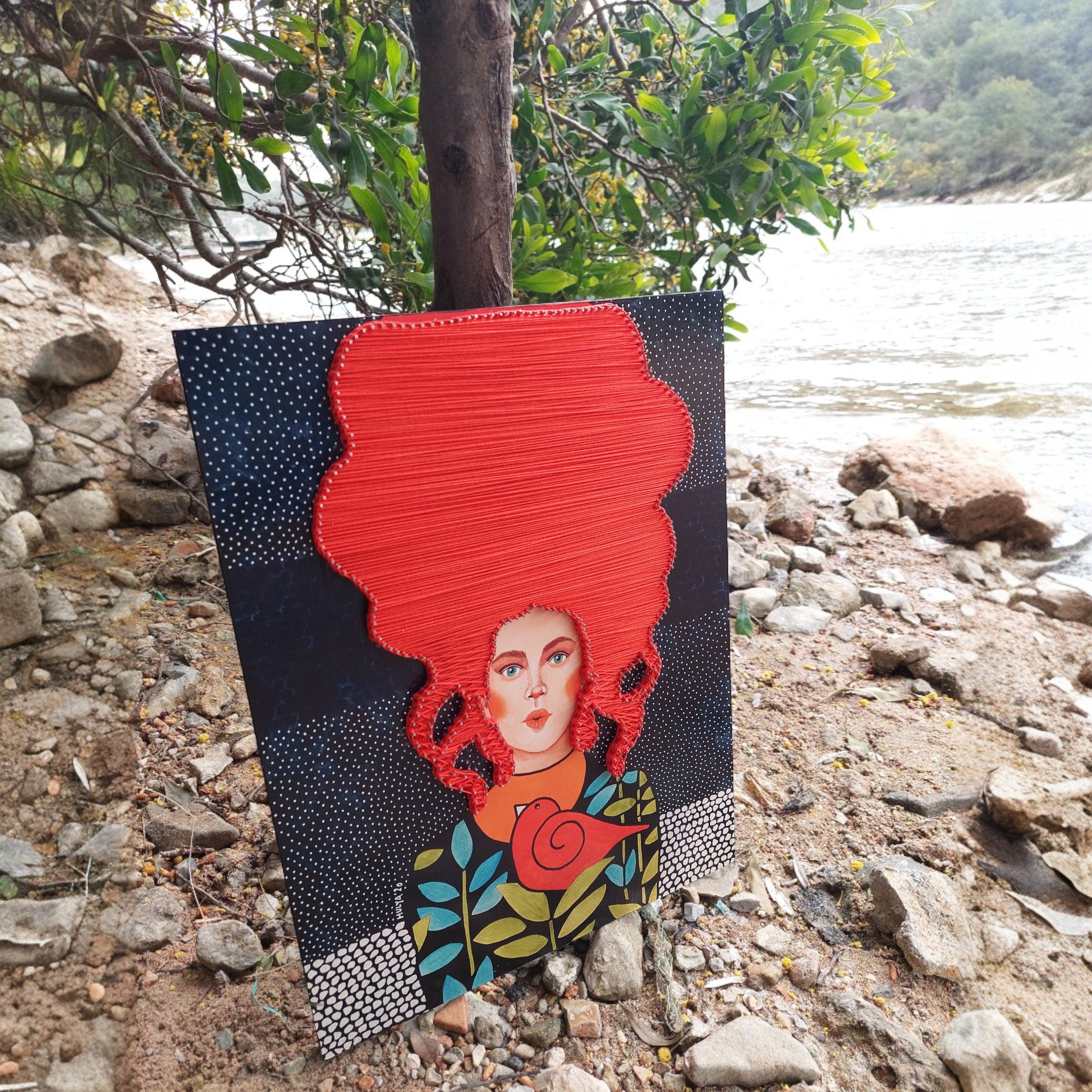 String Art Tablo - How's your life today