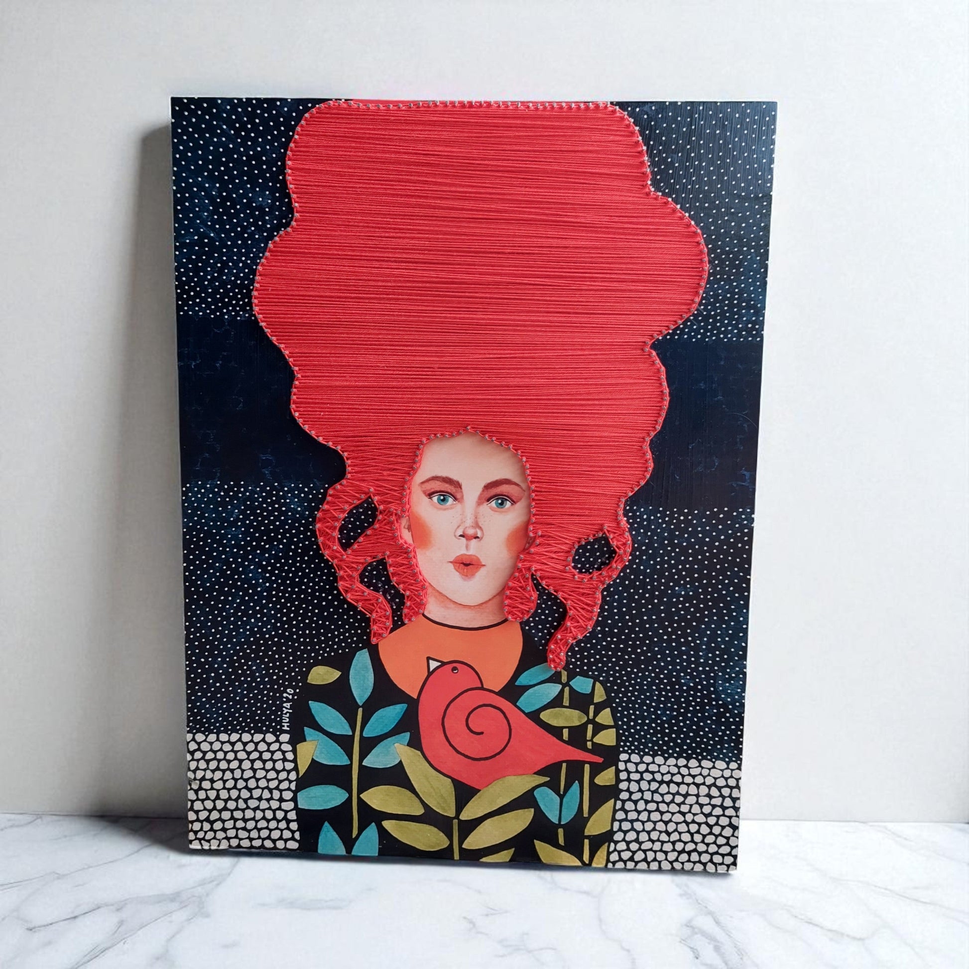 String Art Tablo - How's your life today