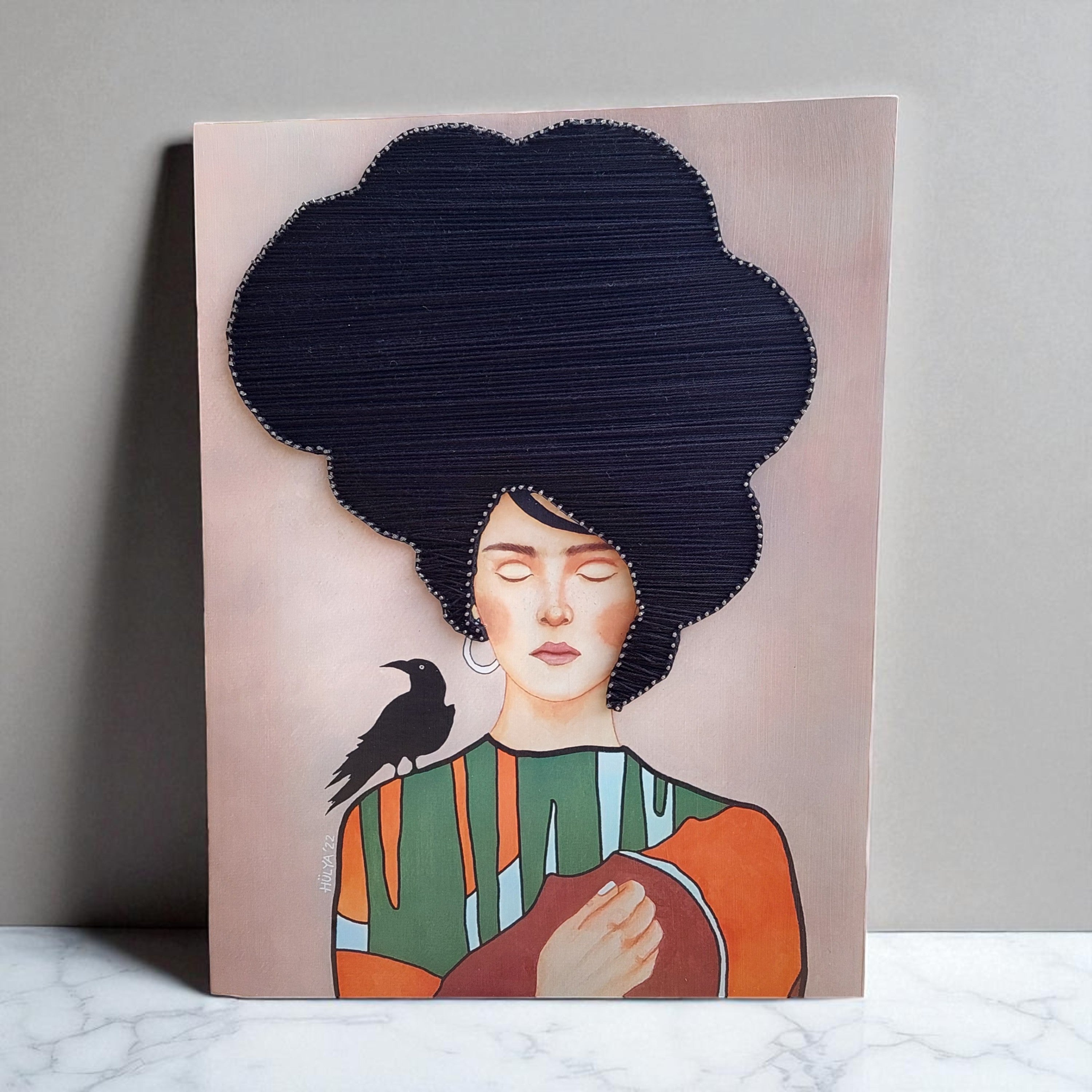 String Art Tablo - I can't hear you when you shout