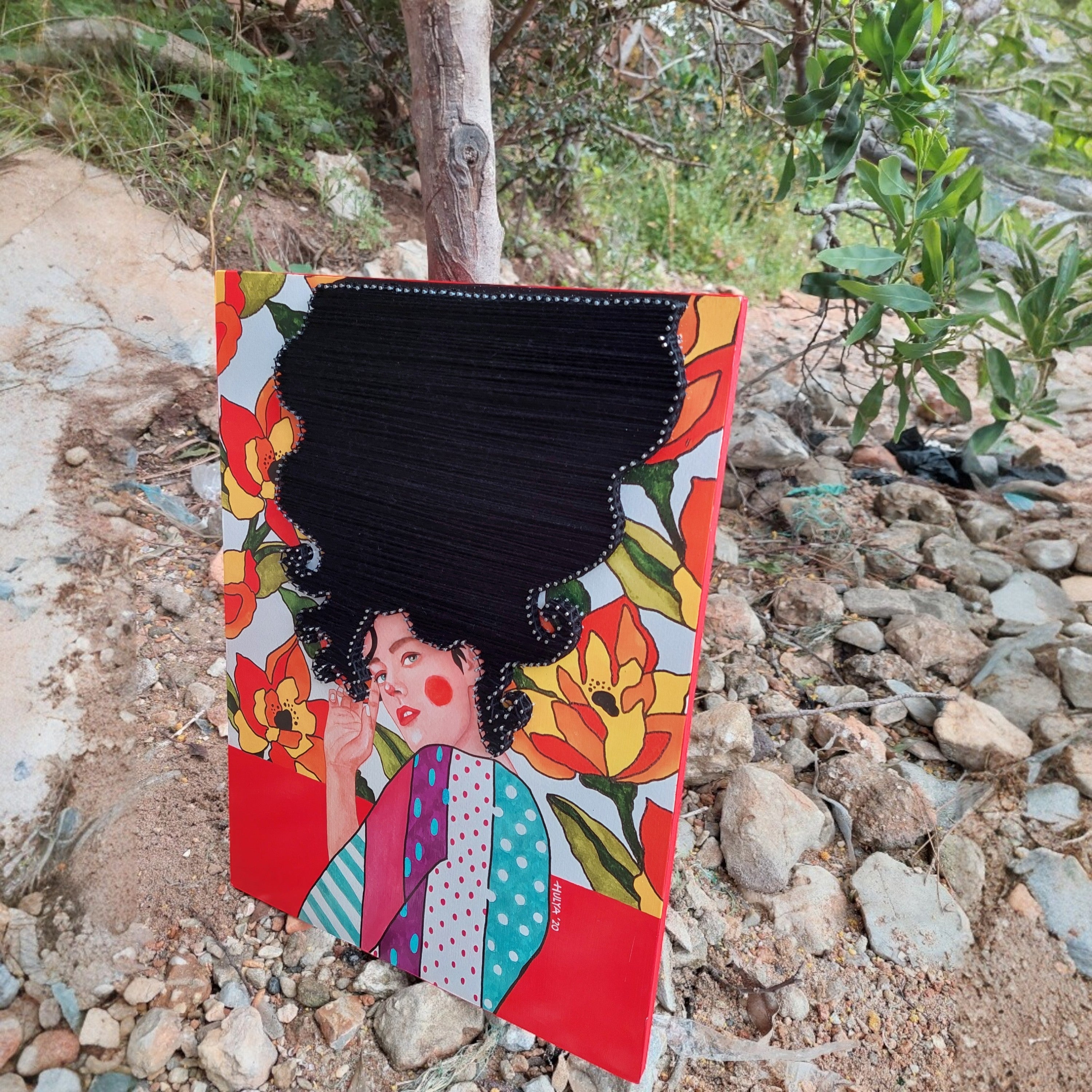 String Art Painting - Make my mistakes looks gracious