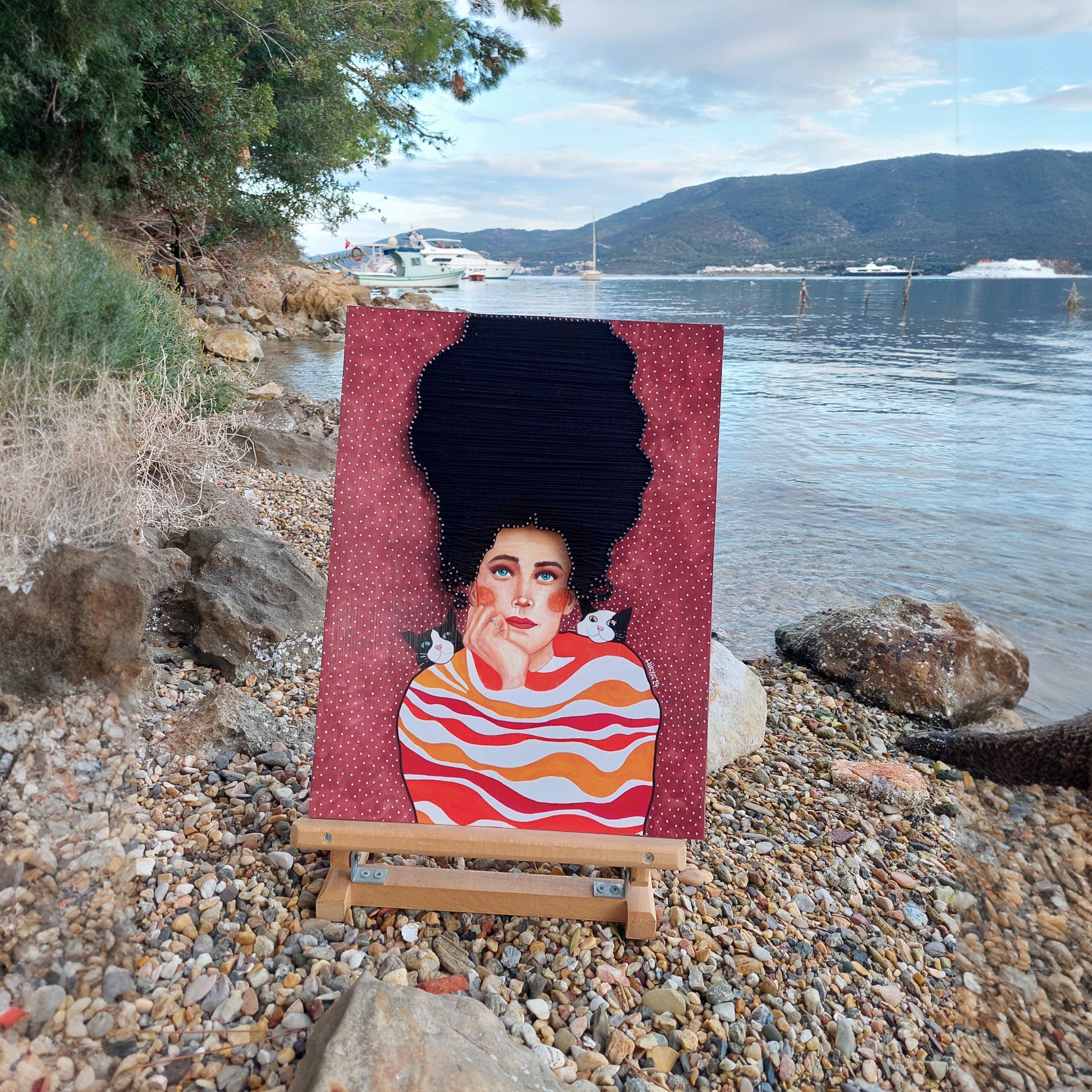 String Art Tablo - No Matter What The Time Is