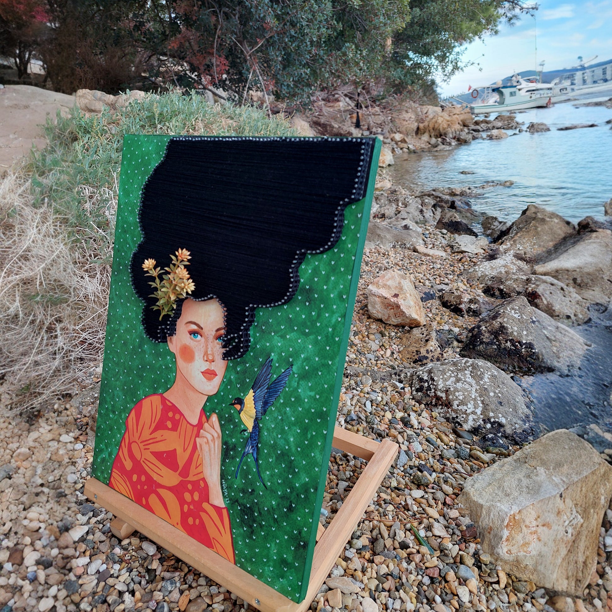 String Art Tablo - Someday Someway