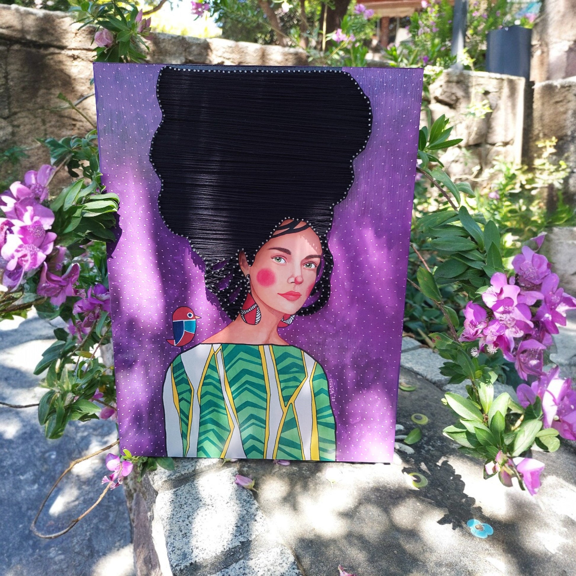 String Art Tablo - Soul in isolation