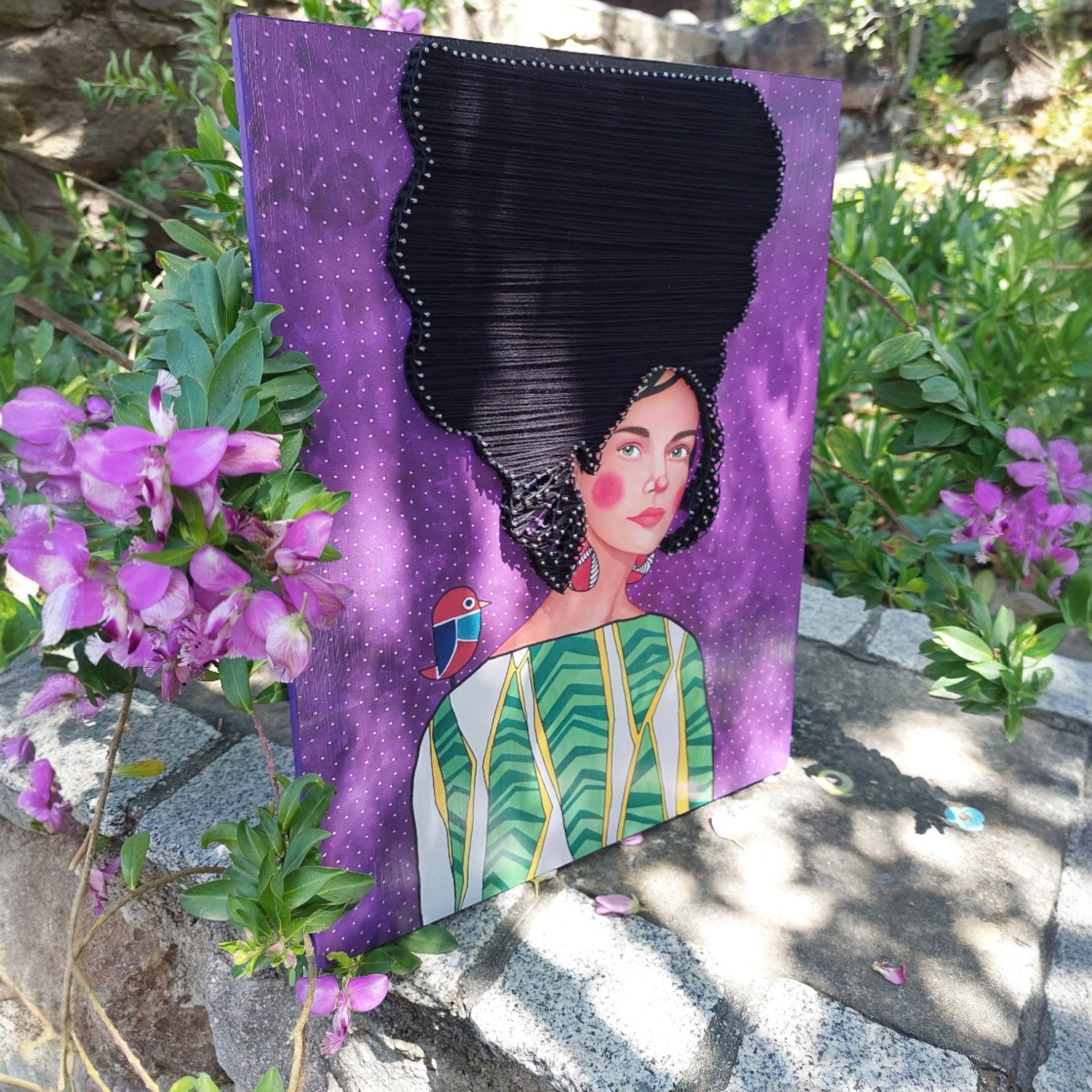 String Art Tablo - Soul in isolation