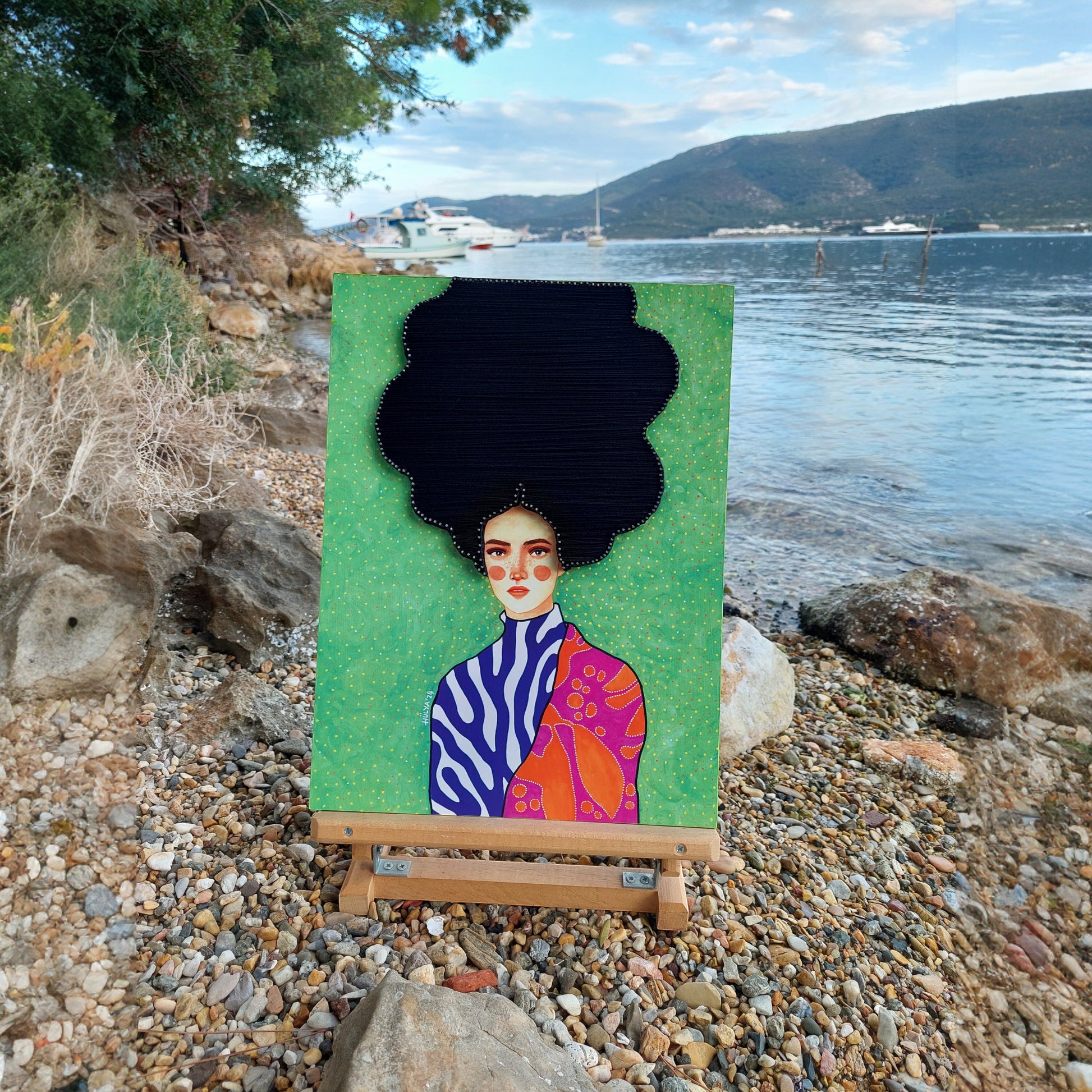 String Art Tablo - Take My Confession