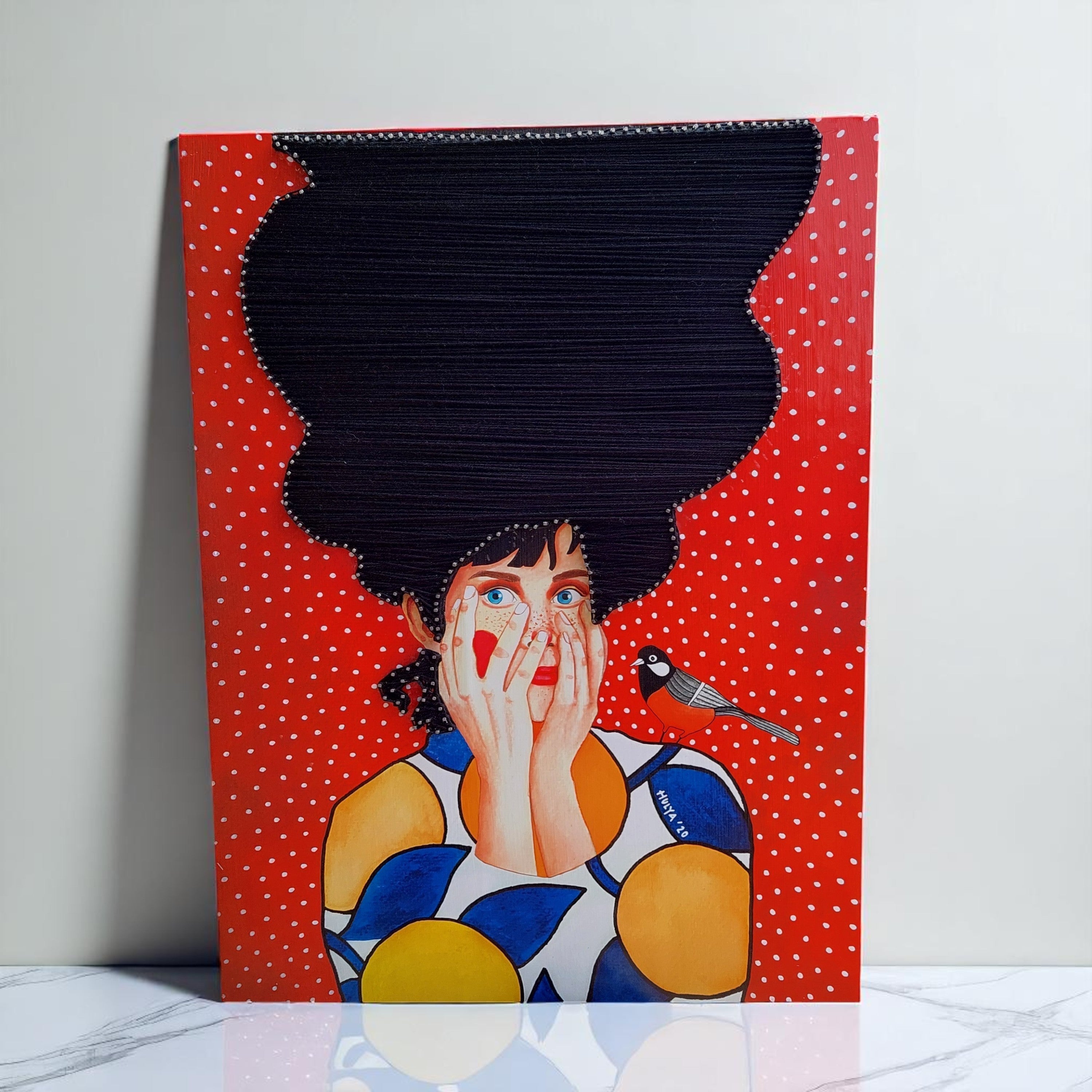 String Art Tablo - To be invisible