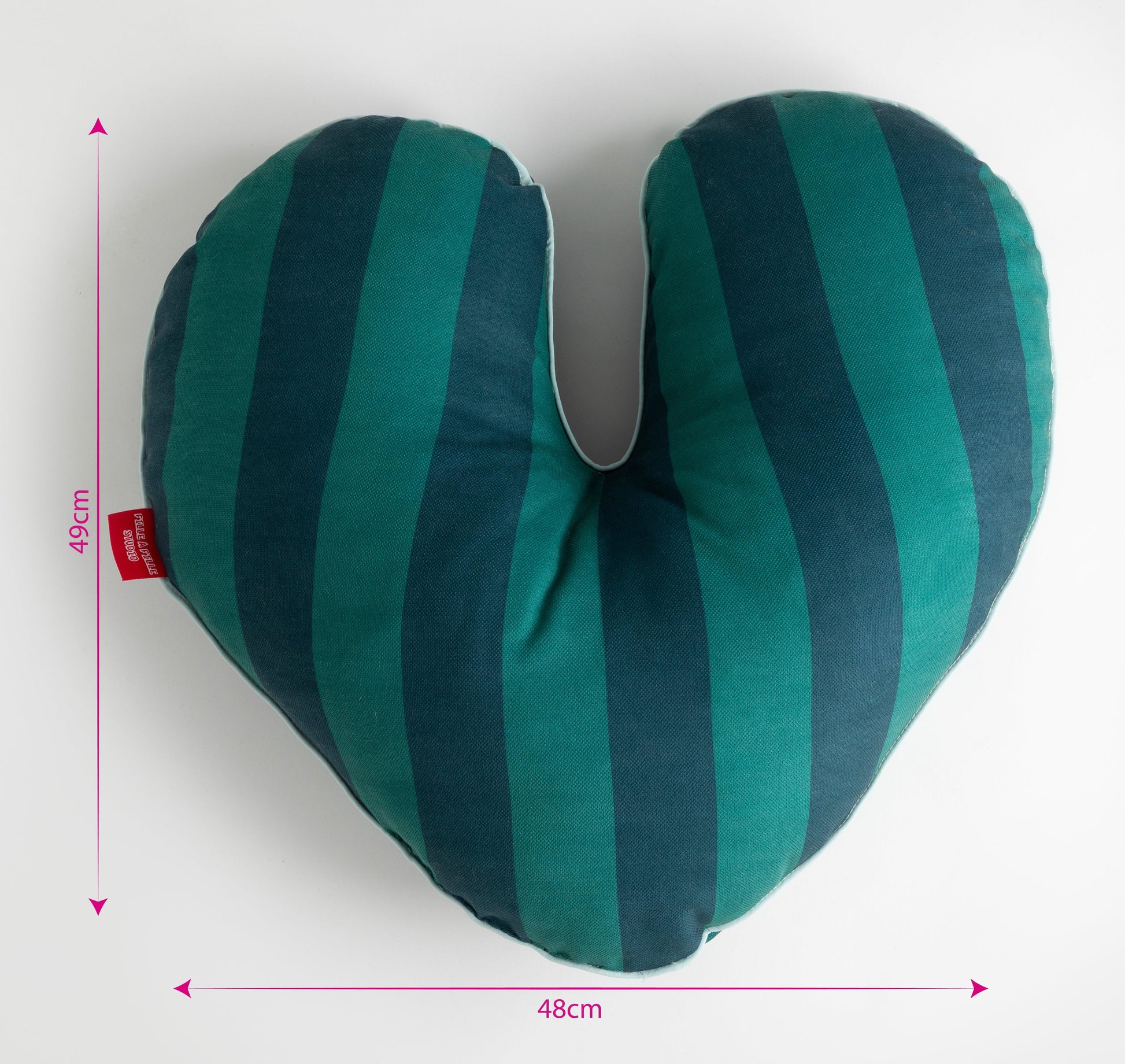 Striped Heart Pillow Yastık