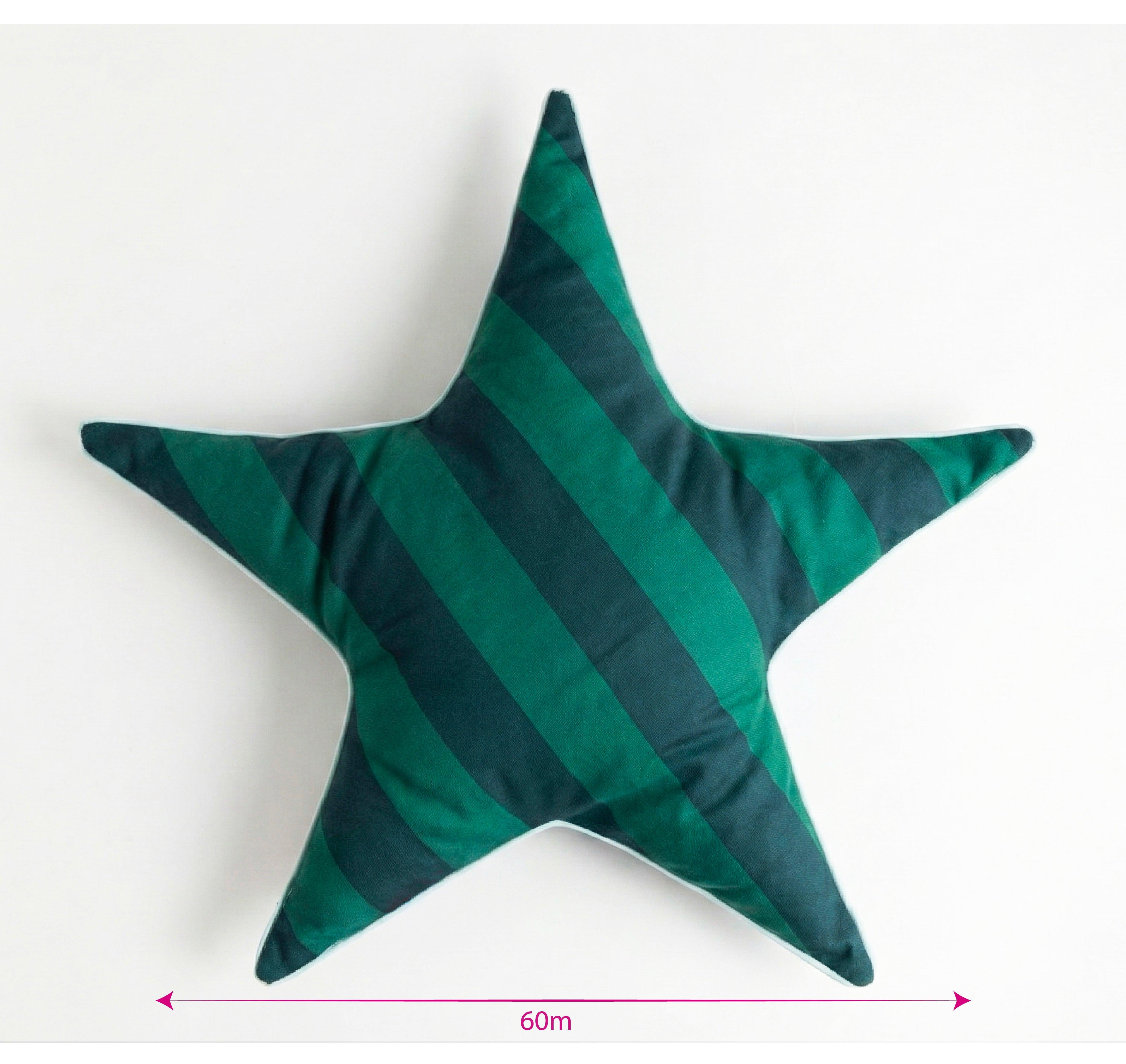 Striped Star Pillow Yastık