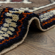 Susen Etnik Desenli Yün Tülü Halı 112X180 Cm-Kilim & Halı-Soho Antiq-NowShopFun