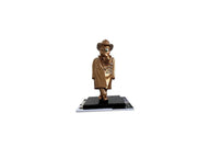Takım Elbiseli Bronz Figür Şapkalı Lüks Polyester Heykel-Heykel-Irmak Artworks-NowShopFun