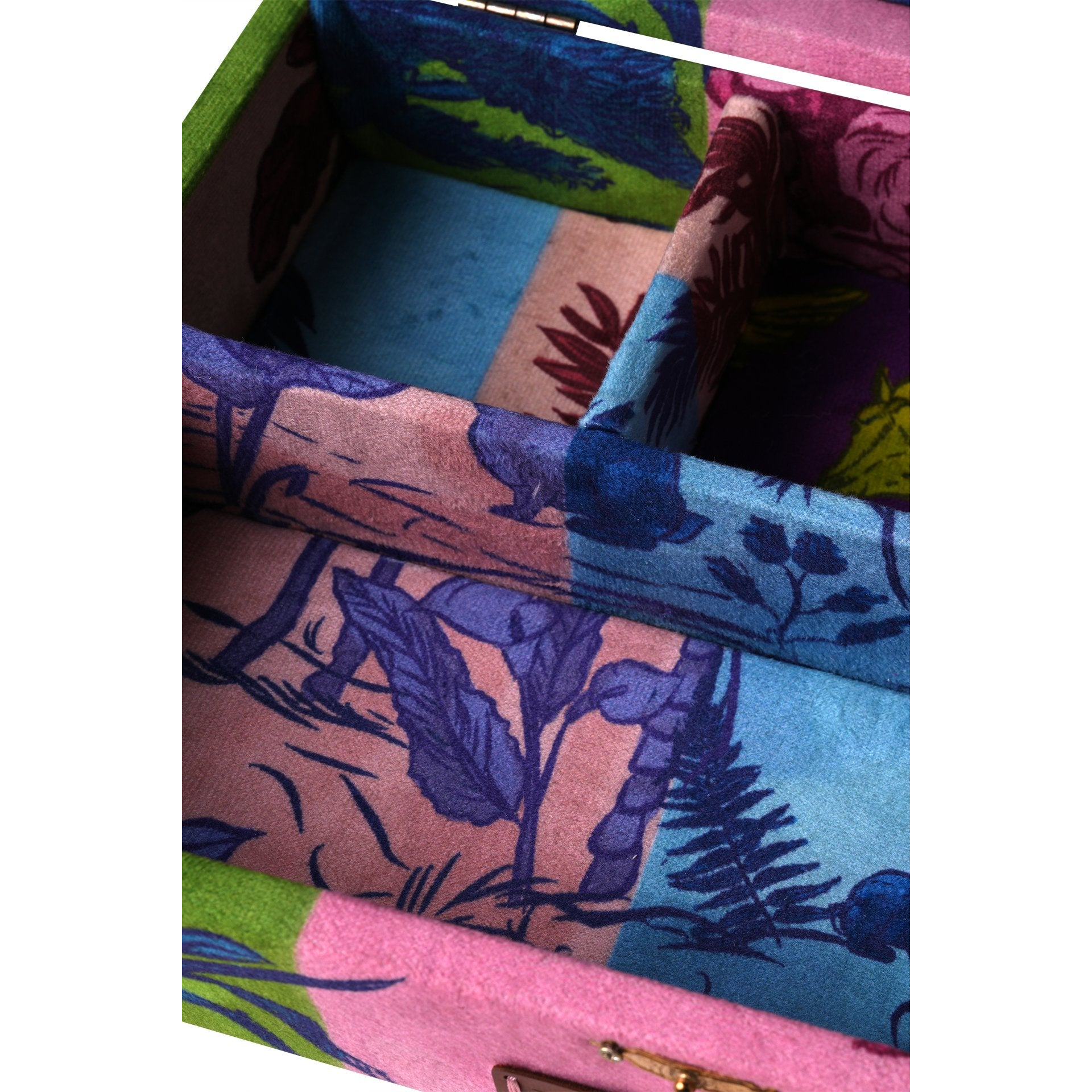 Tasarım Desenli Bölmeli Aksesuar Mücevher Kutusu