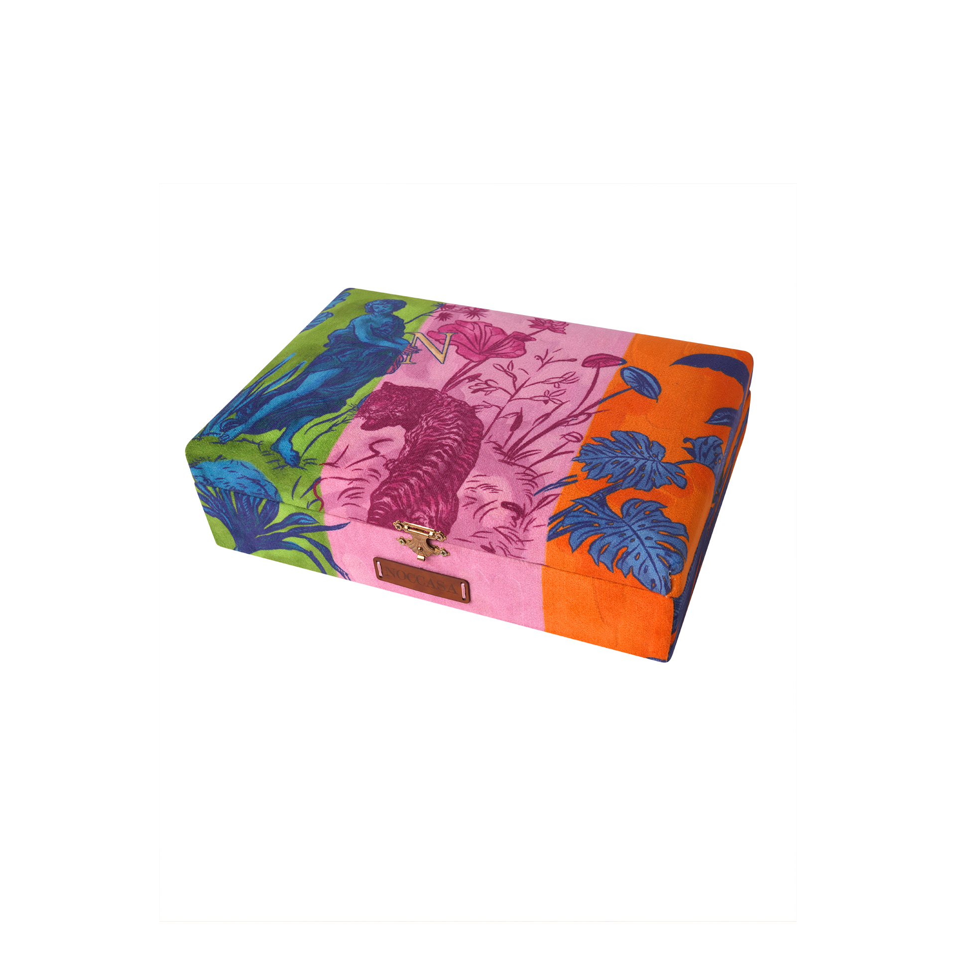 Tasarım Desenli Bölmeli Aksesuar Mücevher Kutusu